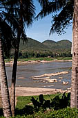 Luang Prabang, Laos - Walking along the riverfront of the Mekong.